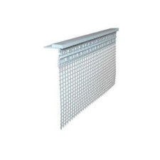 Profilo in pvc con rete in fibra di vetro per davanzale 2 metri