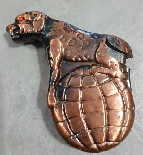 Antico accendino rame - rame, ottone