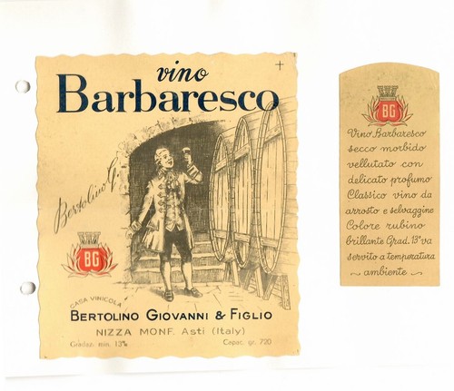 Etichette vintage originali