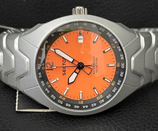 Orologio Sector 185 Alluminio 36 mm Watch Grey/Orange Bellissimo 