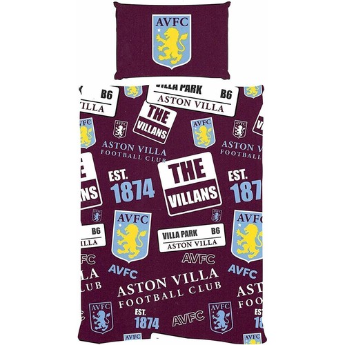 Aston villa patchwork set - aston, fc