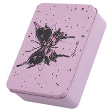  Scatola rettangolare in latta Contenitore in ferro per biscotti, porta