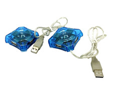 USB Hub Port 4 porte per pezzo in USB 2.0 per computer notebook Stock 2 pezzi