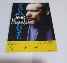 BIGLIETTO CONCERTO PAOLO CONTE 1998