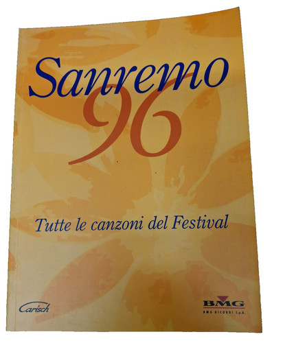 Spartiti sanremo 1996 - sanremo,