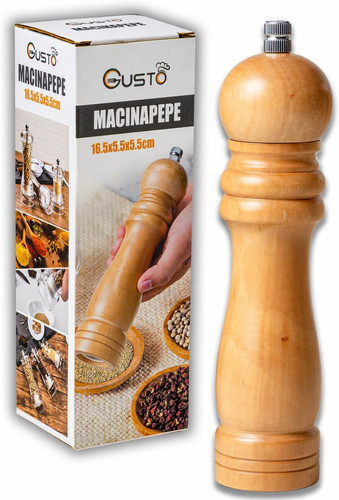 Macinapepe manuale legno - manuale,