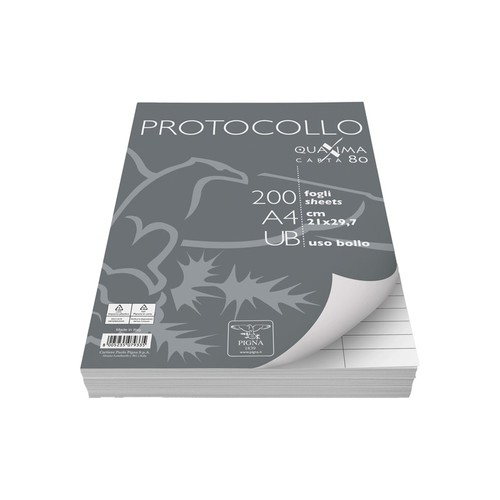 Fogli protocollo quaxima a4 - protocollo,