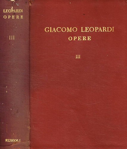 Opere vol iii - opere, vol.iii.
