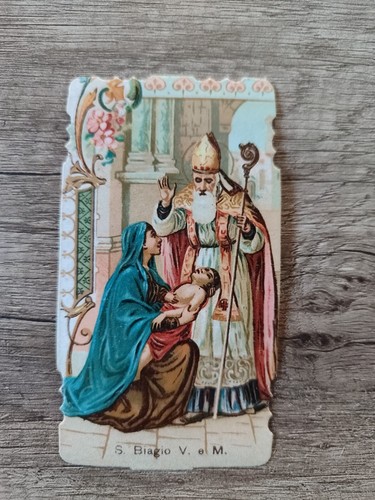San biagio holy card - biagio,,