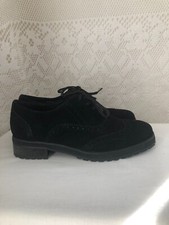 Scarpe Richelieu In Camoscio