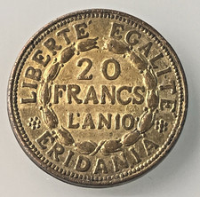 GETTONE-TOKEN 20 FRANCS L'AN