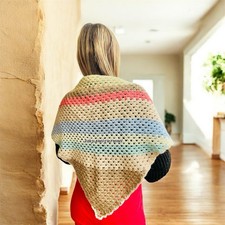 mantella di lana uncinetto