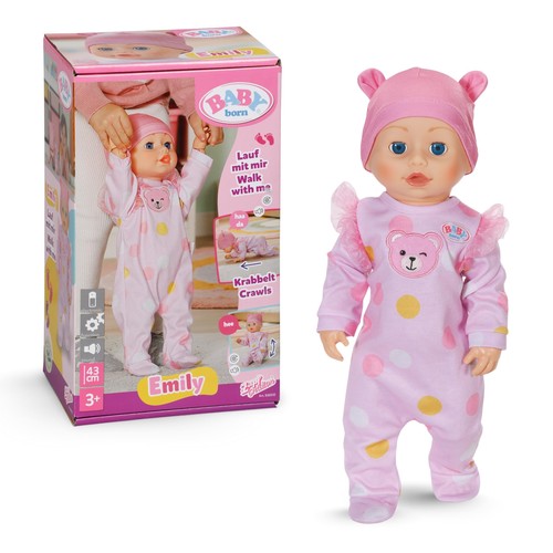 Baby born emily cammina con - emily,