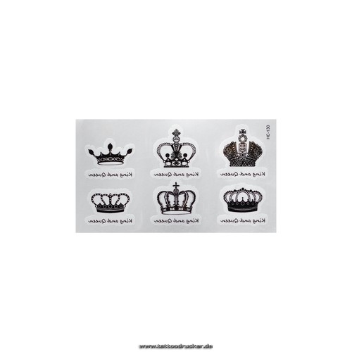 Carta tatuaggio corona - 2,