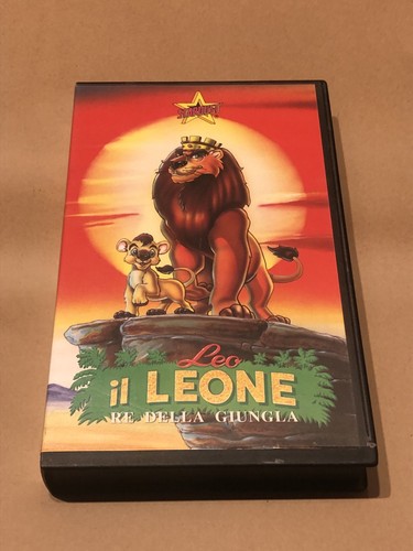 Vhs videocassetta leo leone - leo,