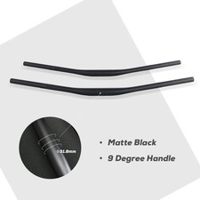 Manubrio racing fuoristrada 9 gradi dritto Mountain Carbon XC piatto 580-740 mm