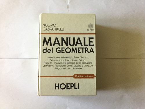 Manuale del geometra hoepli - manuale,