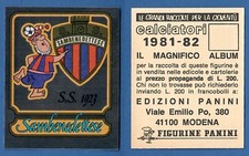 SCUDETTO CALCIATORI PANINI