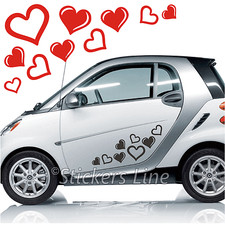 Adesivi cuori pezzi per - 32,