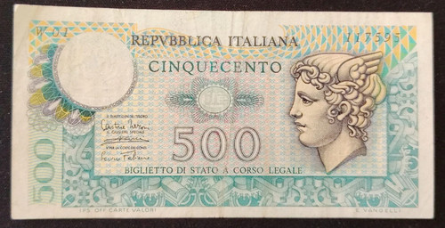 500 lire mercurio - 500, serie