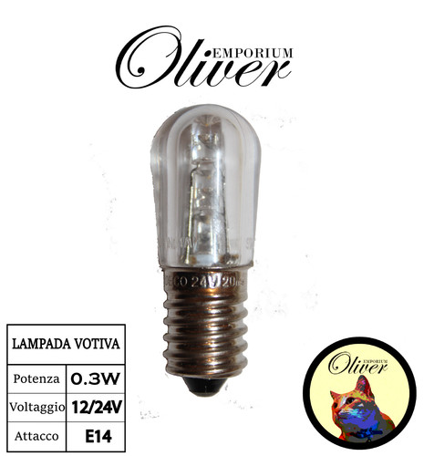 Lampada votiva led e14 24v - lampada,
