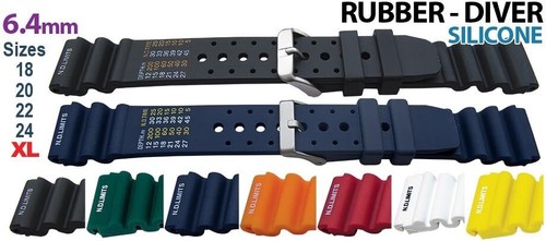 Cinturino orologio gomma - cinturino,