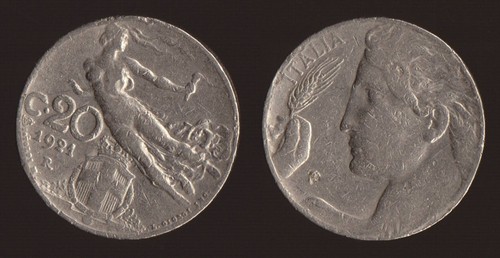 Centesimi 1921 vittorio - 20,