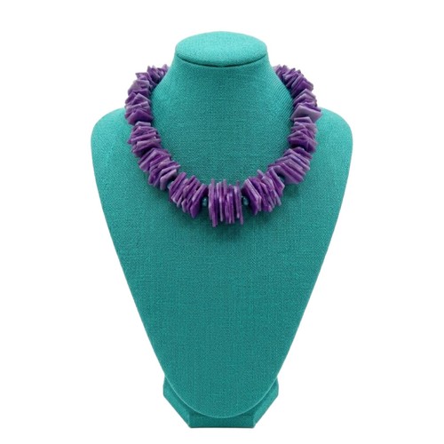 Collana donna boho chic viola - collana,
