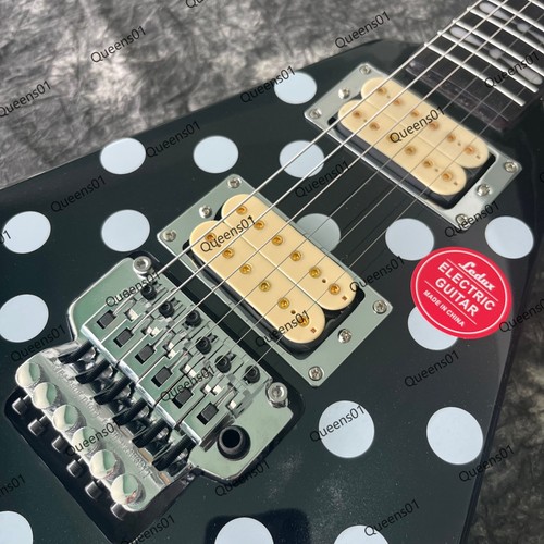 Electric guitar polka - polka, dot