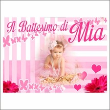 BANNER STRISCIONE BATTESIMO -
