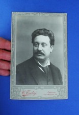 Foto d'epoca antica C. Testaj Catania Ritratto maschile Raymond Corradonesi?