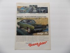 1968 PRINT AD DODGE CHARGER