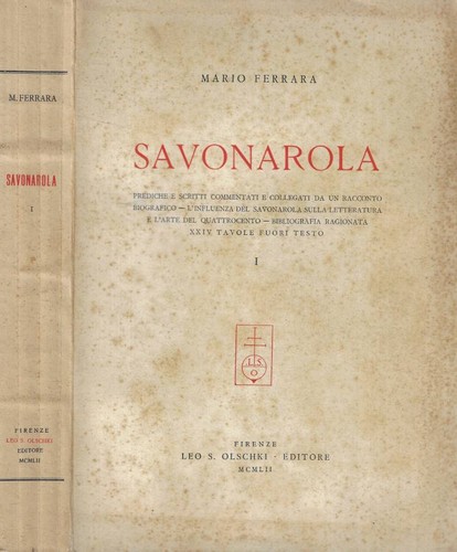 Savonarola - i, (autografo).