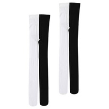  2 Pcs Calze Patchwork Costume