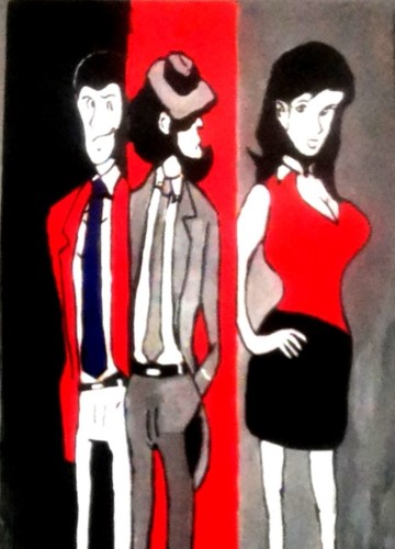 Quadro lupin geghen margot - quadro, &