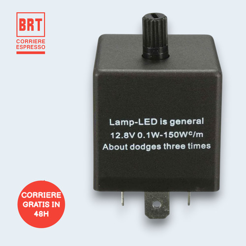 Relè frecce led 3pin 12v - frecce,