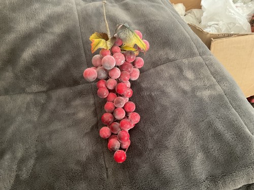 Frutta finta natalizia - , uva