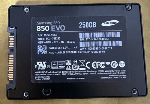 Samsung 850 evo 250 - samsung,