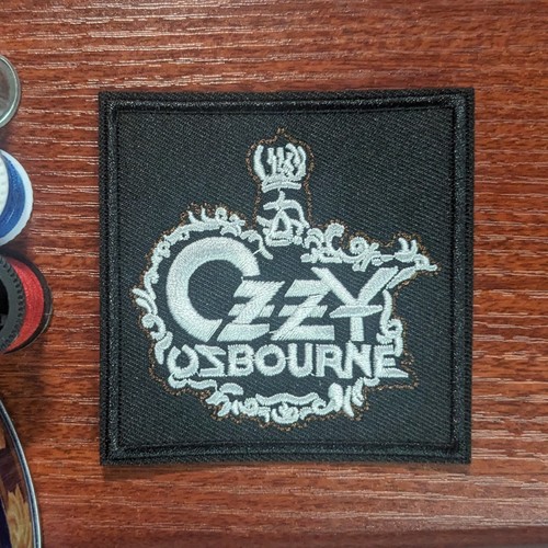 Toppa ozzy osbourne nera - toppa,