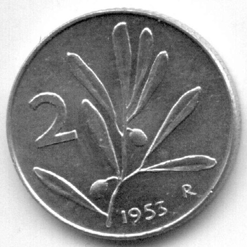 Lire 1953 fdc perfette - 2,