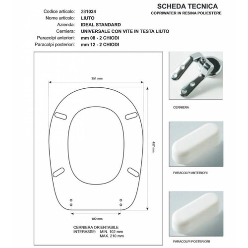 Copriwater ideal standard - ideal,