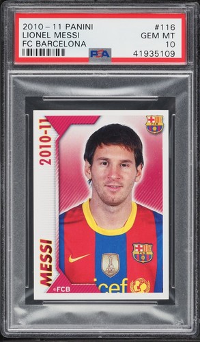 Lionel messi psa 2010 11 - messi, 10!