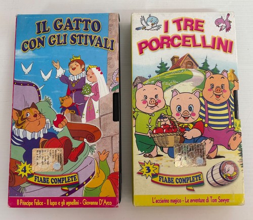 Fiabe complete pezzi due vhs - complete,