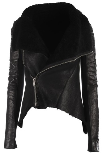 Rick owens giacca shearling - rick,