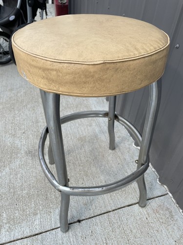 Sgabello vintage legno - sgabello,