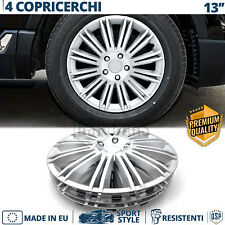 4 Copricerchi per Daewoo Matiz 2 13'' Coppette Silver con 12 Razze MADE in EU