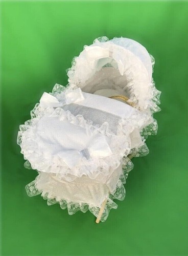 Copri cestino bianco - copri, frilly