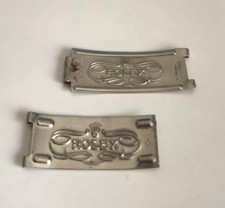 ROLEX ClaspMiddle Plate Big Logo per 20MM Vintage 6636 7206 Submariner anni 50 F/S