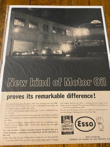 Olio motore esso - vintage, 1960