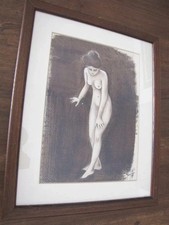 Quadro china carboncino